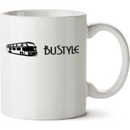 Art Hediye Bus Style İki Tarafı Baskılı Beyaz Kupa