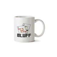 Art Hediye Caniseta Bluff İki Tarafı Baskılı Beyaz Kupa