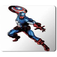 Art Hediye Captain America Masvel Capcom Baskılı 23x19 cm Mouse Pad