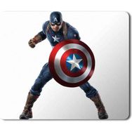 Art Hediye Captain Amerika Kalkan Baskılı 23x19 cm Mouse Pad