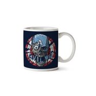 Art Hediye Captian America Steve Rogers War İki Tarafı Baskılı Beyaz Kupa