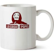 Art Hediye Casa De Papel İki Tarafı Baskılı Beyaz Kupa