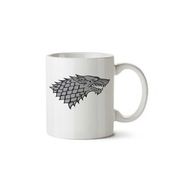 Art Hediye Casa Starck Game of Trhones İki Tarafı Baskılı Beyaz Kupa