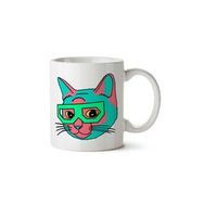 Art Hediye Cat İki Tarafı Baskılı Kupa Bardak