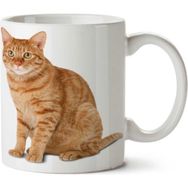 Art Hediye Cat Kedi 01 İki Tarafı Baskılı Kupa Bardak