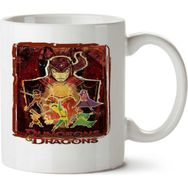 Art Hediye Caverna Do Dragos İki Tarafı Baskılı Kupa Bardak