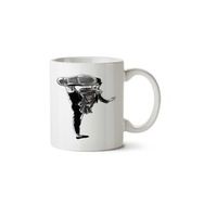 Art Hediye Charlie Chaplin Baston (2) İki Tarafı Baskılı Kupa Bardak