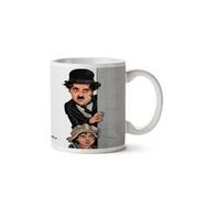 Art Hediye Charlie Chaplin Çocuk (2) İki Tarafı Baskılı Kupa Bardak