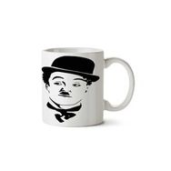 Art Hediye Charlie Chaplin Sessiz Sinema İki Tarafı Baskılı Kupa Bardak