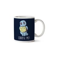 Art Hediye Choose Me Squirtle Pokemon Iki Tarafı Baskılı Kupa Bardak