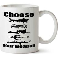 Art Hediye Choose Your Weapon (Adcarry) İki Tarafı Baskılı Kupa Bardak