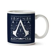 Art Hediye Christmas Knit Assassins Creed Iki Tarafı Baskılı Kupa Bardak