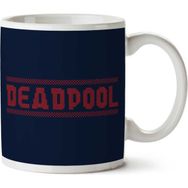 Art Hediye Christmas Knit Deadpool Red İki Tarafı Baskılı Kupa Bardak