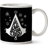 Art Hediye Christmas Tree Assassins Creed Iki Tarafı Baskılı Kupa Bardak