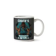 Art Hediye Chucks Ultimate Gym Chuck Norris Iki Tarafı Baskılı Kupa Bardak