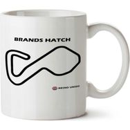 Art Hediye Circuito De Brands Hatch İki Tarafı Baskılı Kupa Bardak