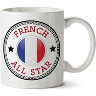 Art Hediye Converse French All Star İki Tarafı Baskılı Beyaz Kupa