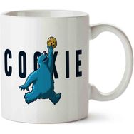 Art Hediye Cookie Monsters Kurabiye Canavarı Basketbolcu İki Tarafı Baskılı Kupa Bardak