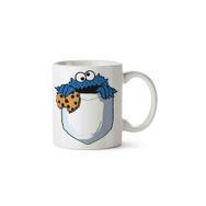 Art Hediye Cookie Monsters Kurabiye Canavarı Baskılı Kupa Bardak