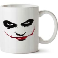 Art Hediye Coringa Joker Gülüş İki Tarafı Baskılı Beyaz Kupa