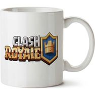 Art Hediye Crash Royale İki Tarafı Baskılı Beyaz Kupa