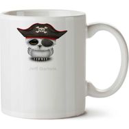 Art Hediye Cute Baby Owl Pirate İki Tarafı Baskılı Kupa