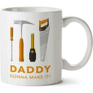 Art Hediye Daddy Gonna Make It Tools İki Tarafı Baskılı Kupa