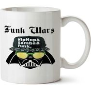 Art Hediye Darth Vader Funk İki Tarafı Baskılı Kupa