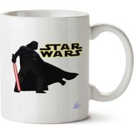 Art Hediye Darth Vader Star Wars Kılıç İki Tarafı Baskılı Kupa