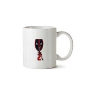 Art Hediye Deadpool 21 İki Tarafı Baskılı Beyaz Kupa
