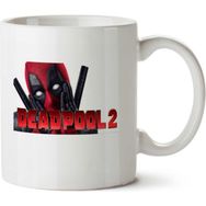 Art Hediye Deadpool 22 İki Tarafı Baskılı Beyaz Kupa