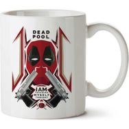 Art Hediye Deadpool I am Touching Myself Tonight İki Tarafı Baskılı Beyaz Kupa