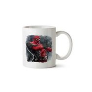Art Hediye Deadpool Marvel 2 İki Tarafı Baskılı Beyaz Kupa