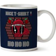 Art Hediye Deadpool Nice Christmas Iki Tarafı Baskılı Kupa Bardak