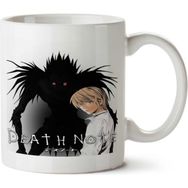 Art Hediye Death Note Kira İki Tarafı Baskılı Beyaz Kupa