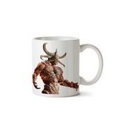 Art Hediye Demon İki Tarafı Baskılı Beyaz Kupa