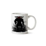 Art Hediye Demon Transparent İki Tarafı Baskılı Beyaz Kupa