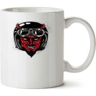 Art Hediye Devil Şeytan İki Tarafı Baskılı Beyaz Kupa