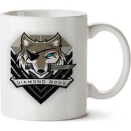 Art Hediye Diamond Dogs İki Tarafı Baskılı Beyaz Kupa