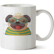 Art Hediye Do Cachorro Pug Köpek İki Tarafı Baskılı Kupa