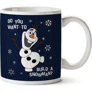 Art Hediye Do You Want to Olaf Frozen İki Tarafı Baskılı Kupa Bardak