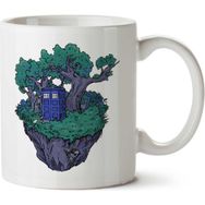 Art Hediye Doctor Who Floating Forest Island İki Tarafı Baskılı Kupa