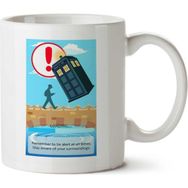Art Hediye Doctor Who Looding İki Tarafı Baskılı Kupa