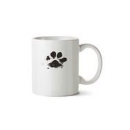 Art Hediye Dog Paw Köpek Pati İki Tarafı Baskılı Beyaz Kupa