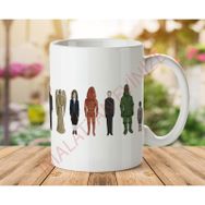 Art Hediye Dr-who-aliens-mugs İki Tarafı Baskılı Kupa