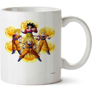 Art Hediye Dragon Ball 111 İki Tarafı Baskılı Beyaz Kupa