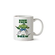 Art Hediye Draw İki Tarafı Baskılı Beyaz Kupa
