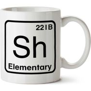 Art Hediye Elementary Sherlock Holmes Periodic Table İki Tarafı Baskılı Kupa