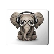 Art Hediye Elephant Fil 2 Baskılı 23x19 cm Mouse Pad
