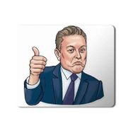 Art Hediye Elon Musk Baskılı 23x19 cm Mouse Pad